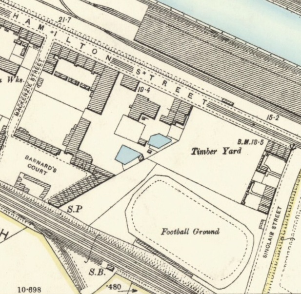 Greenock - Cappielow : Map credit National Library of Scotland
